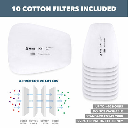 RH 7011 Vollmaske Atemschutz – Organische Dämpfe