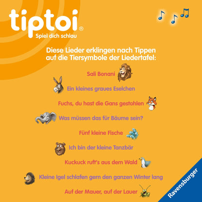 Ravensburger tiptoi Stift 4. Generation mit Liedertafel, ab 2 Jahren
