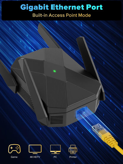 AX3000 WiFi 6 WLAN Verstärker Repeater – Gigabit LAN