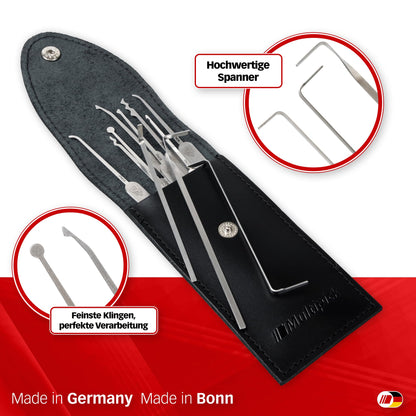 MULTIPICK Lockpick Set Lockpicking Werkzeug - 11-teilig 0.6mm