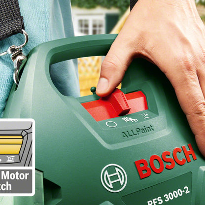 Bosch PFS 3000-2 Farbsprühsystem 650 W mit 1000-ml-Farbbehälter