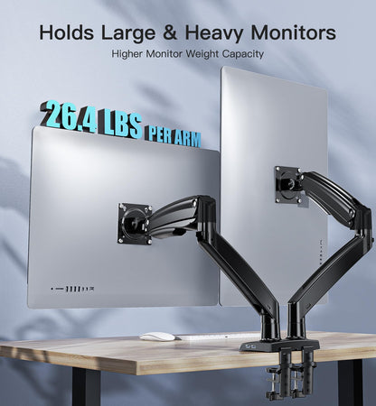 HUANUO Dual Monitor Halterung – Gasdruckfeder 13-40 Zoll