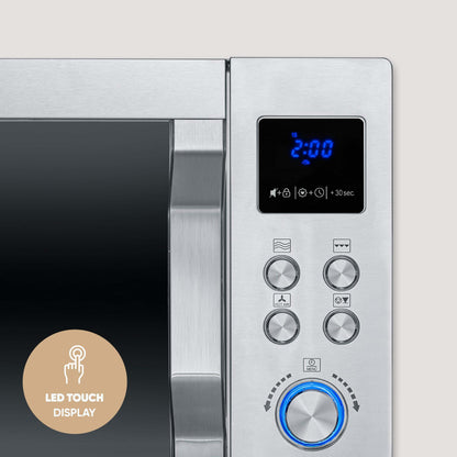 SEVERIN Crispy Wave 4-in-1 Mikrowelle – 25L Silber MW 7982