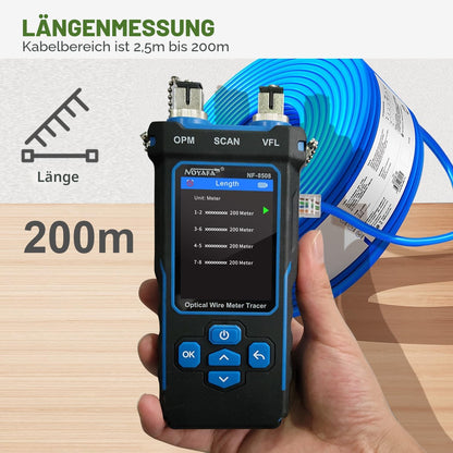 NOYAFA NF-8508 Netzwerkkabeltester mit optischem Leistungsmesser