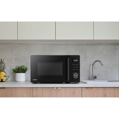 MEDION Mikrowelle MD12021 mit Grill, 20 Liter, 800 Watt, schwarz