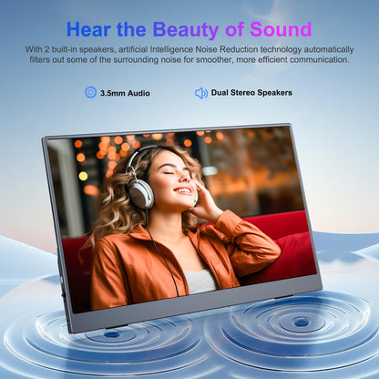 MOMODS 15.6 Zoll Tragbarer Monitor – Full HD IPS HDR