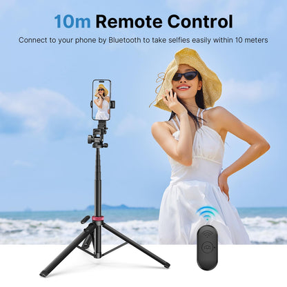 ULANZI MT-78 3-in-1 Stativ, 185 cm, mit Bluetooth-Fernbedienung