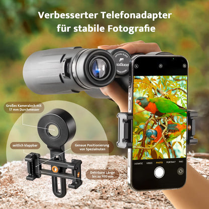 Usogood Fernglas 10x42 HD mit BAK4 Prisma und Telefonadapter