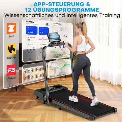 VANNECT Walking Pad X390, klappbares Laufband mit 9 % Steigung