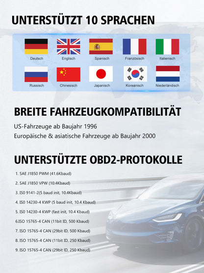 nexzcheck K89 OBD2 Diagnosegerät – KFZ Fehlerauslesegerät