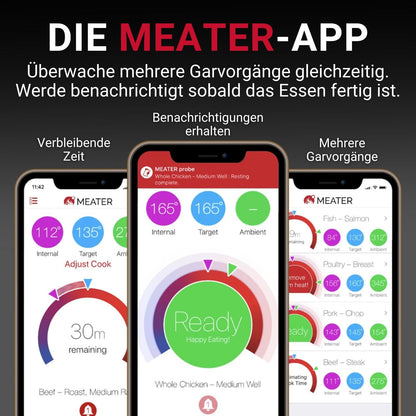 MEATER Plus smartes kabelloses Fleischthermometer – 50m Reichweite