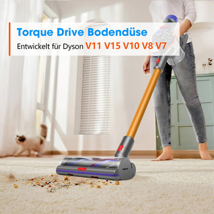 MOPEI Bodendüse Torque Drive für Dyson V7-V15 Staubsauger