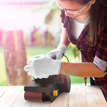 Jellas Bandschleifer 75x533mm – variable Drehzahl, 10 Bänder