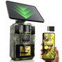 DEATTI T6 WLAN Solar Wildkamera 4K 48MP mit Nachtsicht und App mit Solarpanel und Weitwinkelobjektiv