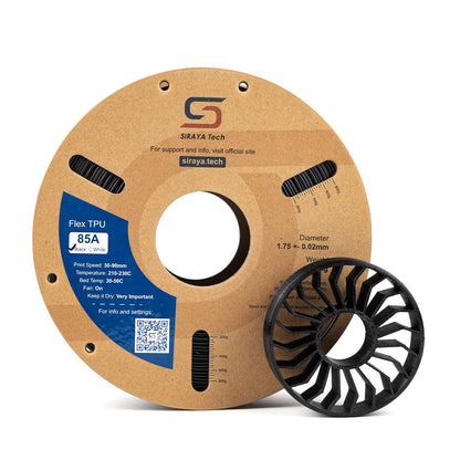Siraya Tech Flex TPU 85A 3D-Druckerfilament 1.75mm Schwarz 1kg