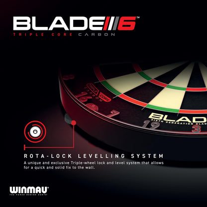 WINMAU Triple Core Dartscheibe Steeldart Set mit PDC Surround