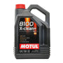 Motul 8100 X-Clean+ 5W-30 Motoröl für Autos, 5 Liter