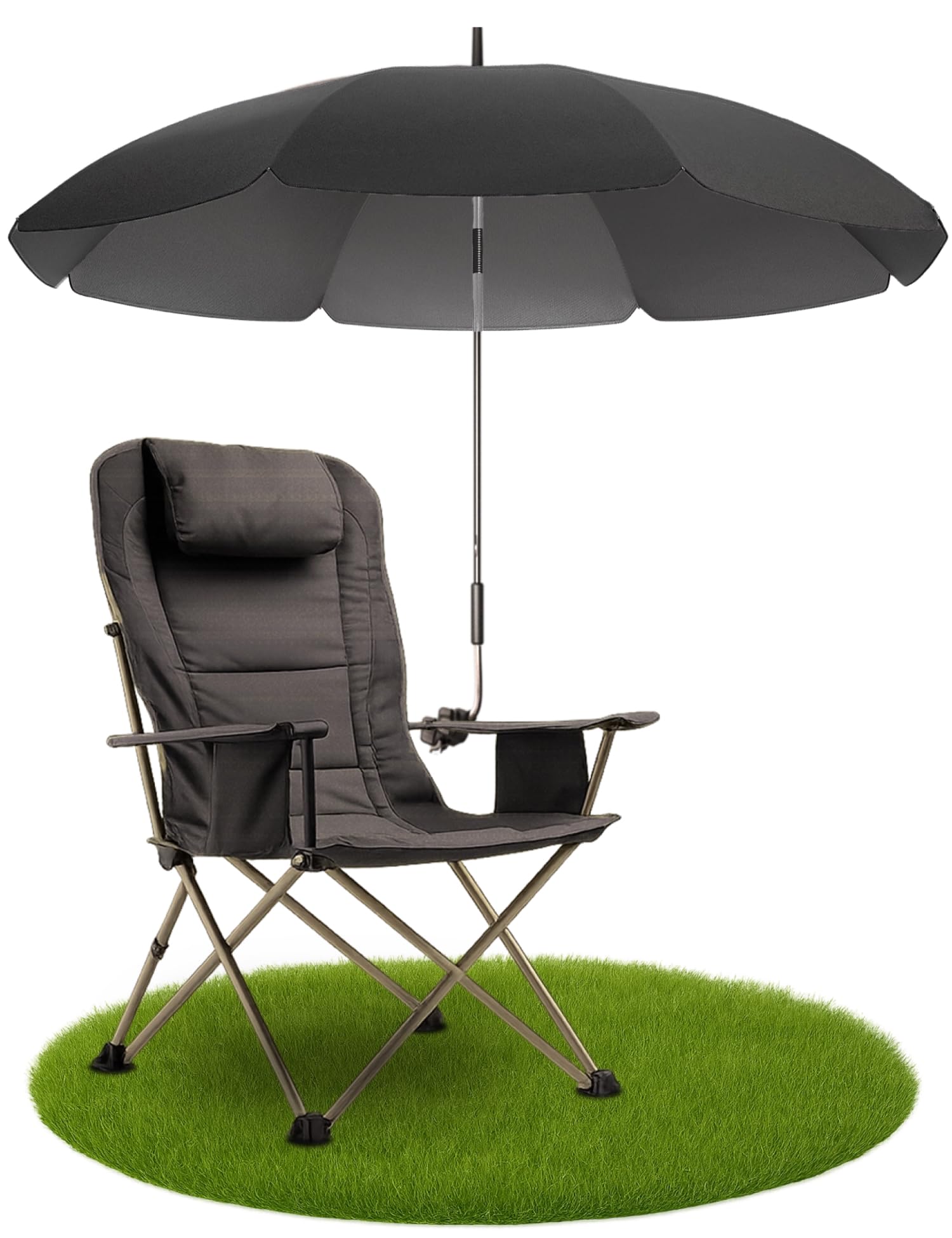 STYNGARD Stuhl-Sonnenschirm SAN FRANCISCO mit Universal-Klemme UV 50+