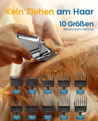 oneisall Hundeschermaschine RFC-676, kabellos und wasserdicht