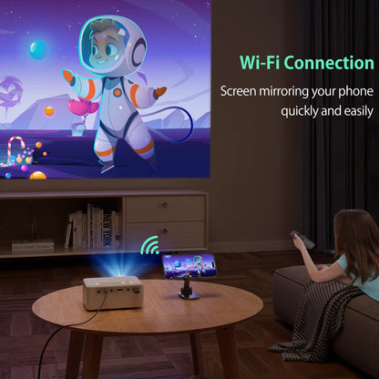 YOTON Mini Beamer Full HD WiFi Projektor Portable