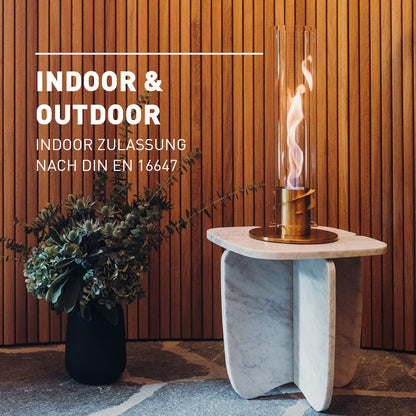 höfats Spin 120 Gold Bioethanol Tischkamin Indoor/Outdoor