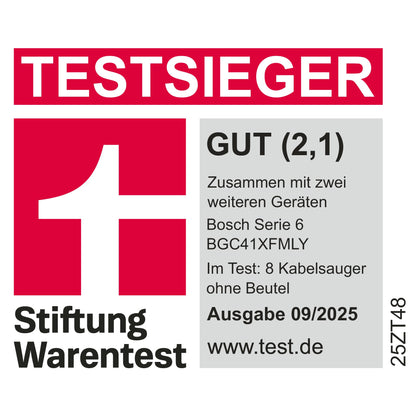 Bosch Serie 6 ProFamily BGC41XFMLY Staubsauger beutellos blau