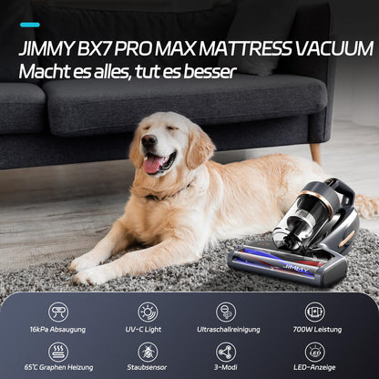 Jimmy BX7 Pro Max Milbensauger – UV-C Matratzenreiniger