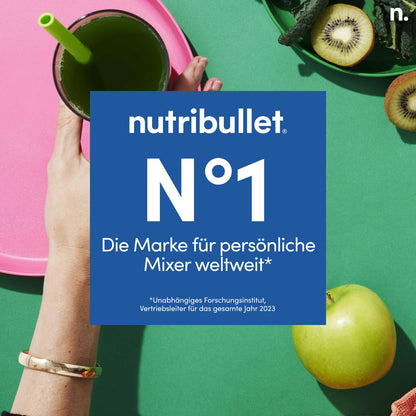 Nutribullet Pro 1200 Multifunktionsmixer – 1200W, Schwarz