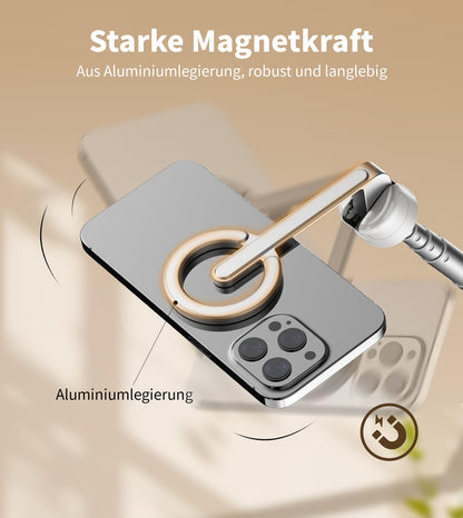 TONEOF CX609 Magnetisches Selfie-Stick-Stativ, 173 cm, Beige-Grau