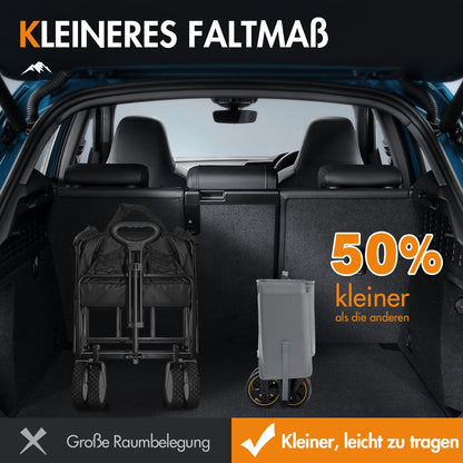 Portal faltbarer XXL Bollerwagen - 120kg Belastbarkeit