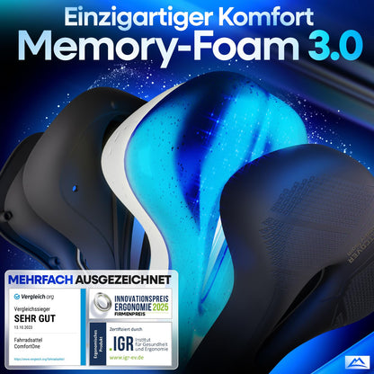 NEXTCOVER Fahrradsattel mit Memory-Foam 3.0 für Damen & Herren