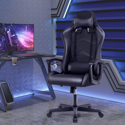 IntimaTe WM Heart Gaming Stuhl Ergonomischer Gamer Schwarz