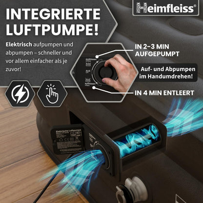 Heimfleiss Luftbett 1 Person – 100x200 cm selbstaufblasend