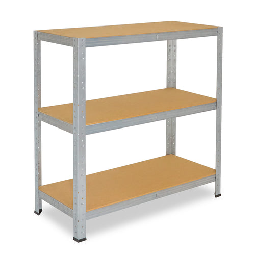 shelfplaza® Schwerlastregal Steckregal verzinkt 90x100x40cm 3 Böden