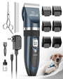 oneisall P2 Hundeschermaschine, kabelloser Hundetrimmer, blau – Keramik- und Edelstahlklinge, für Hunde und Katzen