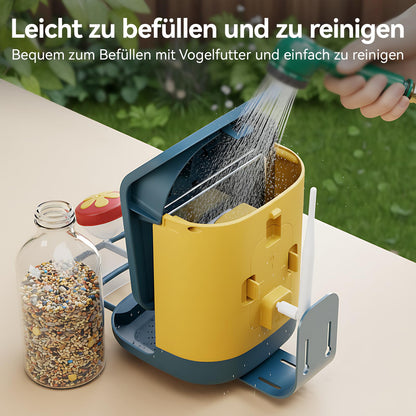 Nafnti V5 Vogelfutterhaus mit 2K-Kamera, Solar und IP65