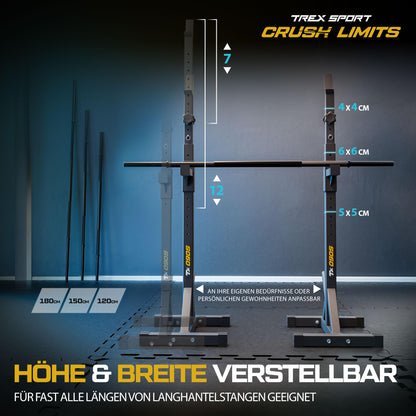 TREX SPORT Squat Rack Krafttraining Hantelständer TX-090S
