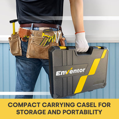 ENVENTOR Werkzeugkoffer Gefüllt 280-tlg – Haushalt & DIY Set