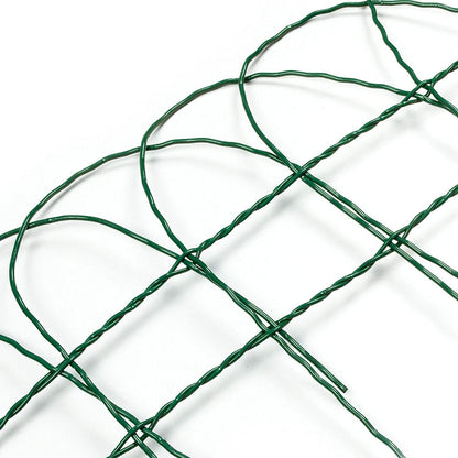 Floordirekt Beetzaun Metall Ziergeflecht 40 cm x 25 m Beeteinfassung
