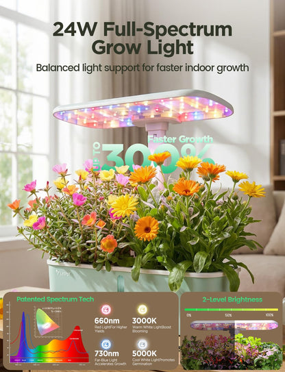 LetPot LPH-Air Hydroponisches Anzuchtsystem mit LED Wachstumslicht