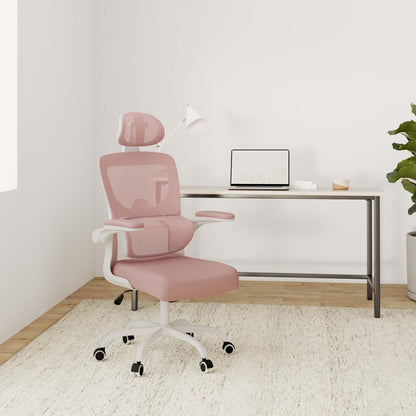 naspaluro Ergonomischer Bürostuhl Schreibtischstuhl – Rosa