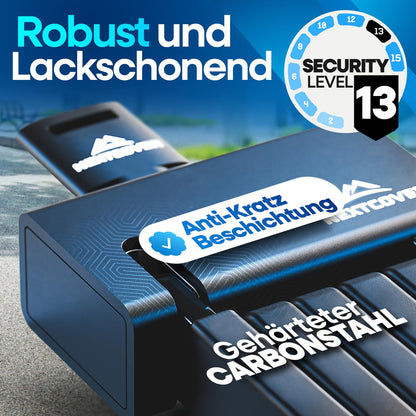 NEXTCOVER FoldOne Fahrrad Sicherheits-Faltschloss SteelSecure – 120cm