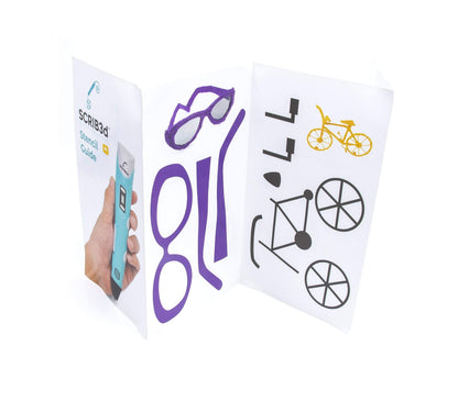 SCRIB3D P1 3D-Druckstift mit Display, PLA-Filament und Schablonenbuch