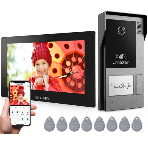 TMEZON IP Video Türsprechanlage 2-Draht - 7'' Touchscreen 1 Familie