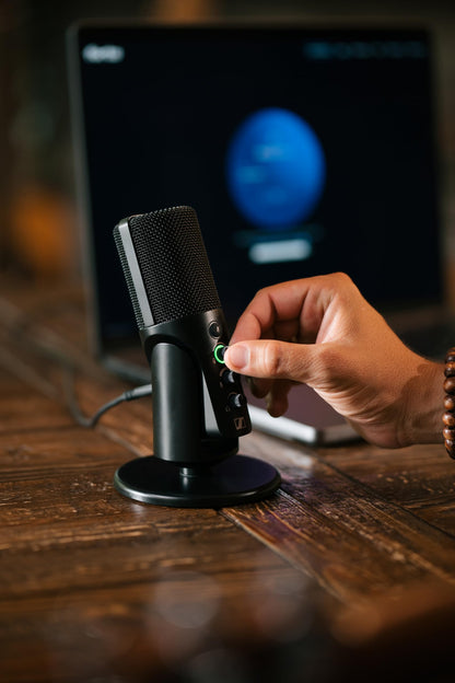 Sennheiser Profile USB-Mikrofon mit Kondensatorkapsel und Tischfuss