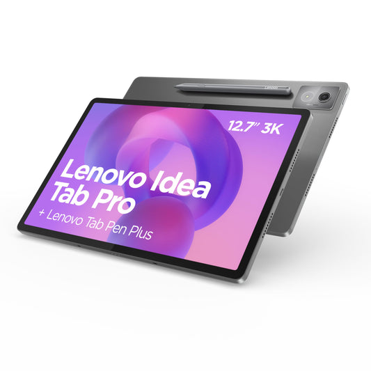 Lenovo Idea Tab Pro Tablet 12.7" 256GB Luna Grey - Android 14, rechteckig. Ideal zum Surfen, Streamen, Arbeiten.
