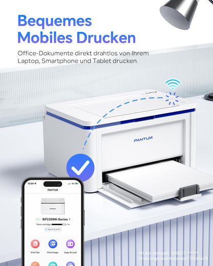 PANTUM BP2309W Laserdrucker – Schwarzweiss, WLAN, Kompakt