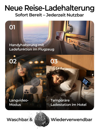 LISEN MagSafe Handyhalterung Auto mit Ladefunktion, Qi2.2 25W