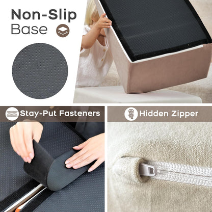 BanaSuper Schaumstoff Kletterblöcke Set XXL - Grau