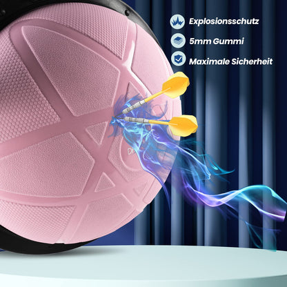 DH FitLife Balance Ball Gleichgewichtstrainer Gymnastikball 60cm - Rosa